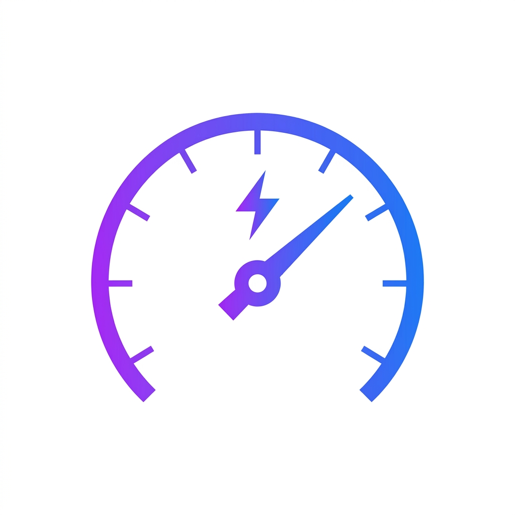 Lightning fast speed icon